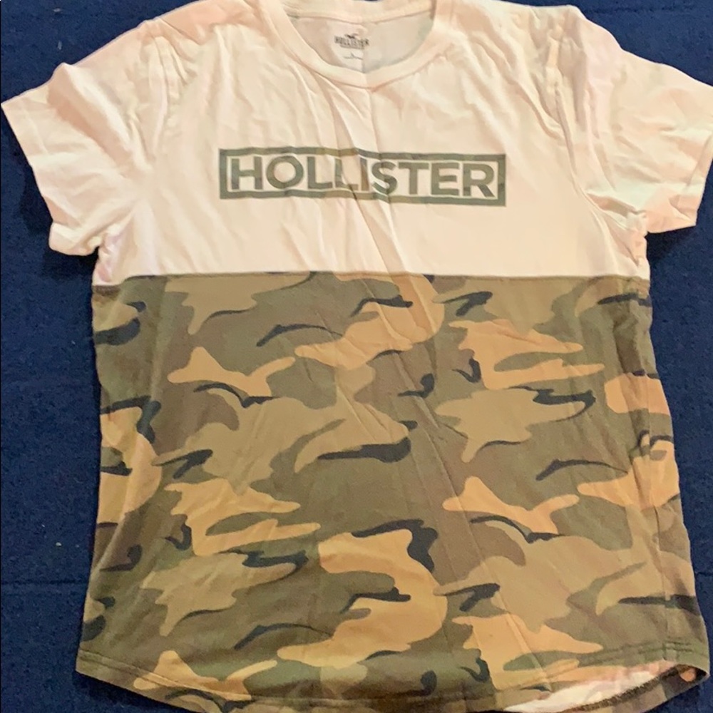 Hollister camo short sleeve